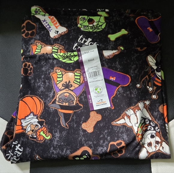 NEW HALLOWEEN DOG LEGGINGS WOMEN'S XXL - Picture 2 of 4